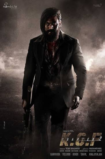 KGF: Chapter 2 (2022) movie poster | WanderTrend