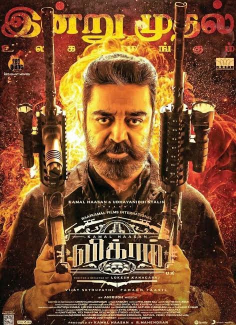 Vikram (2022) movie poster | WanderTrend